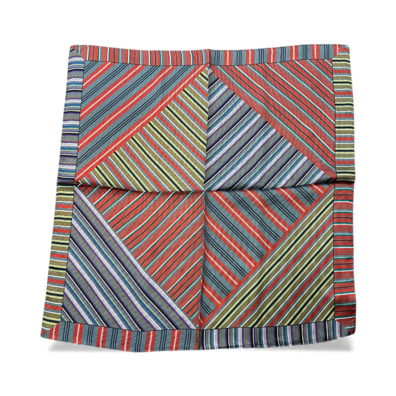 Green/Red Silk Scarf