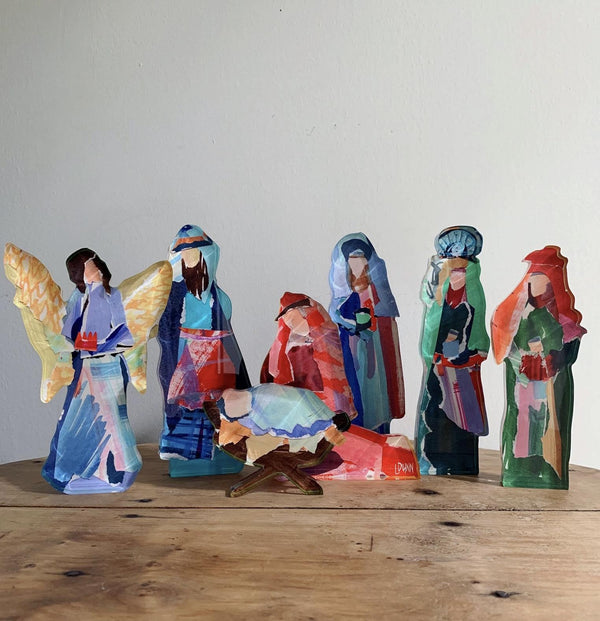 Lauren Dunn Small Acrylic Nativity Set