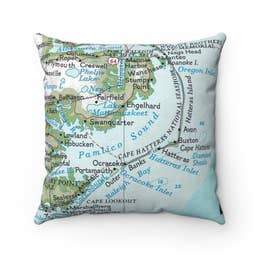 Vintage Map Pillows by Daisy Mae Designs