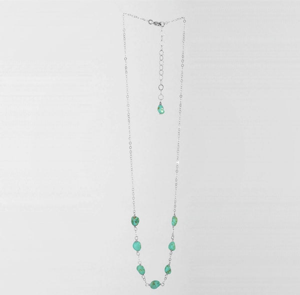 J Mills Lucky Seven Turquoise Necklace