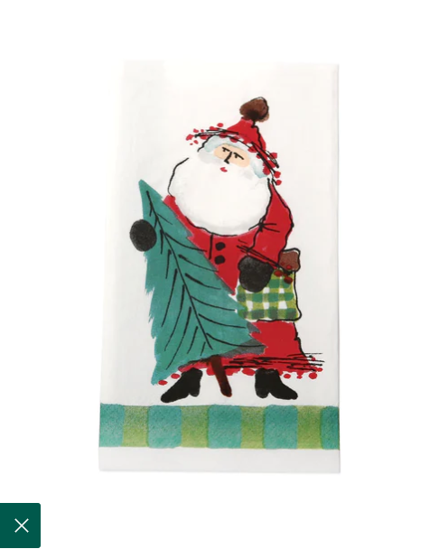 Vietri Old St. Nick Guest Towels