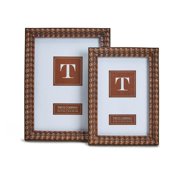 Bead Border Picture Frame
