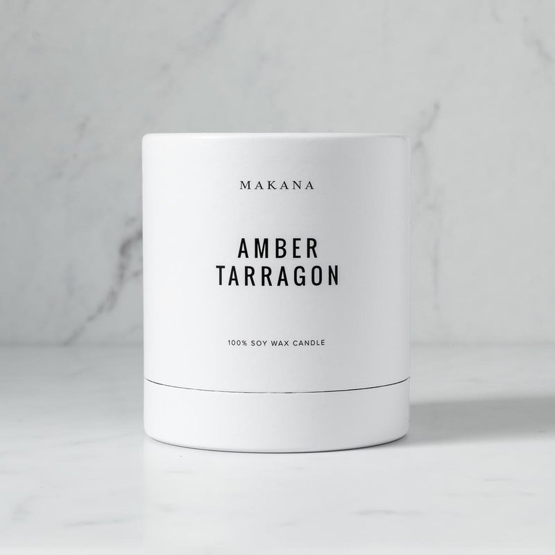 Makana Classic Soy Candle - Amber Tarragon