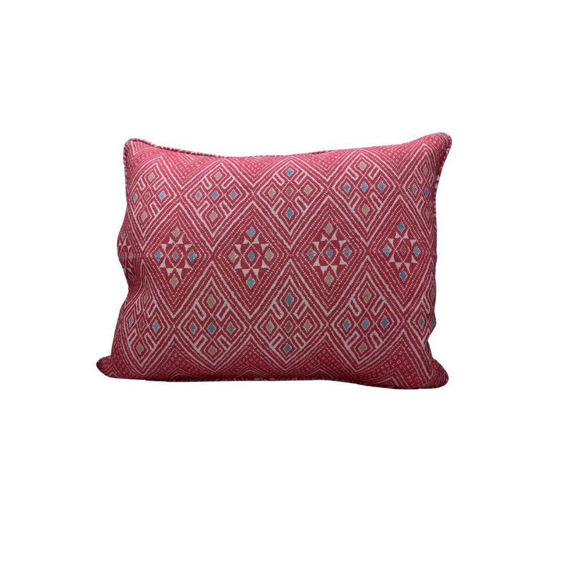 Thibaut Coral and Turquoise Pillow