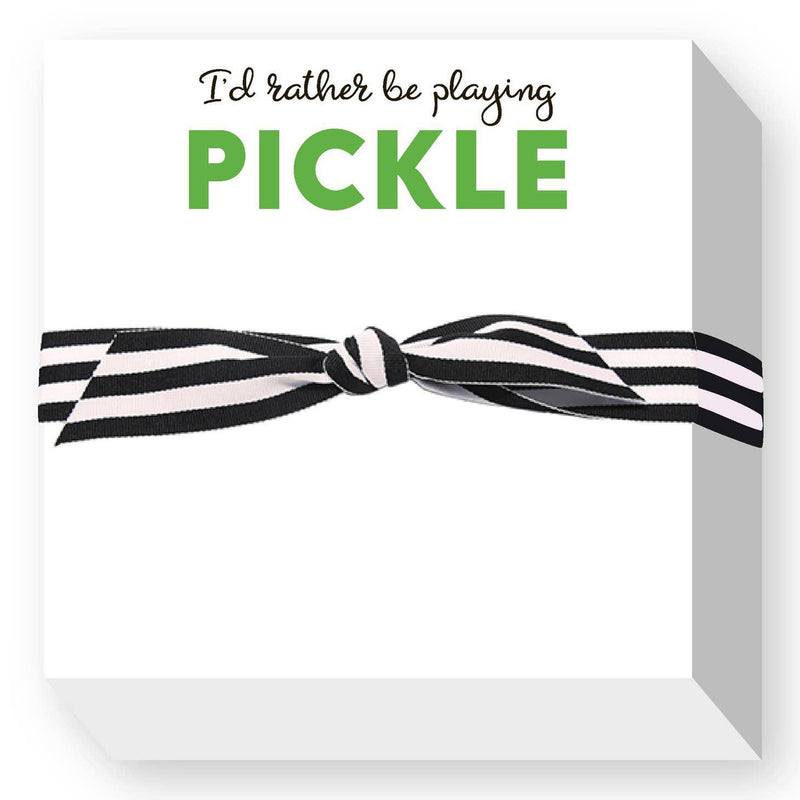 Rather Be Playing Pickle Chubbie Notepad