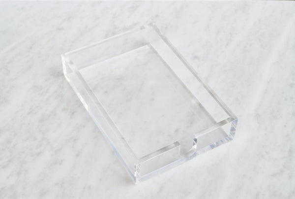 Acrylic Notepad Holder with Notepad