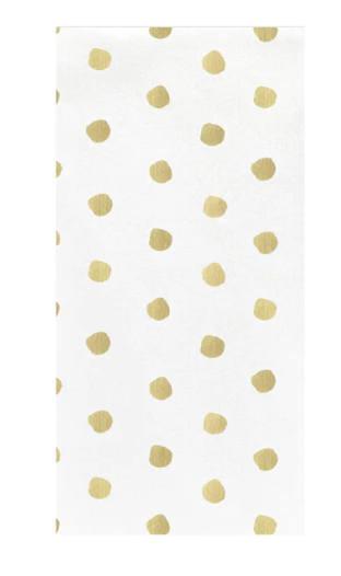 Vietri Linen Feel Dot Guest Towel